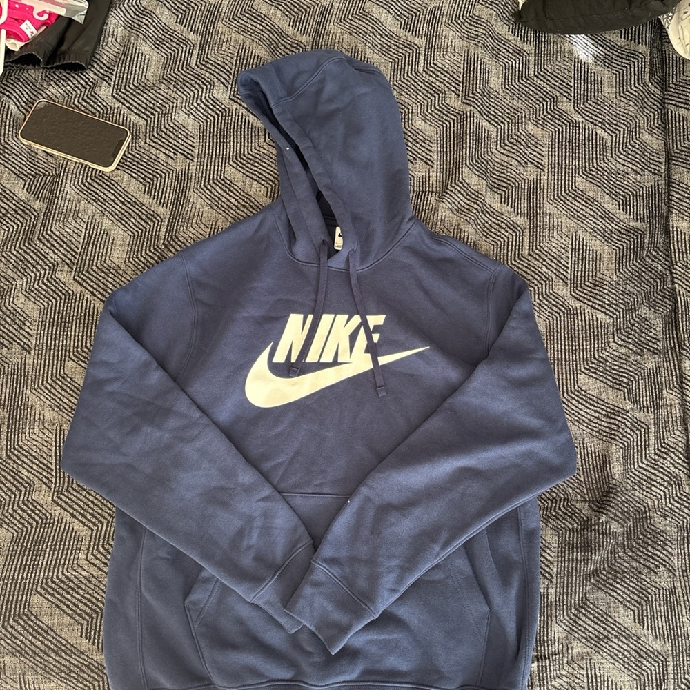 Nike Men's Navy Blue Hoodie